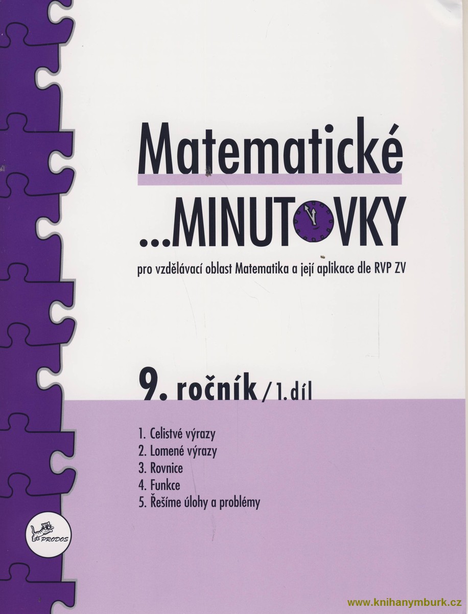 Matematické minutovky 9. r. 1. díl