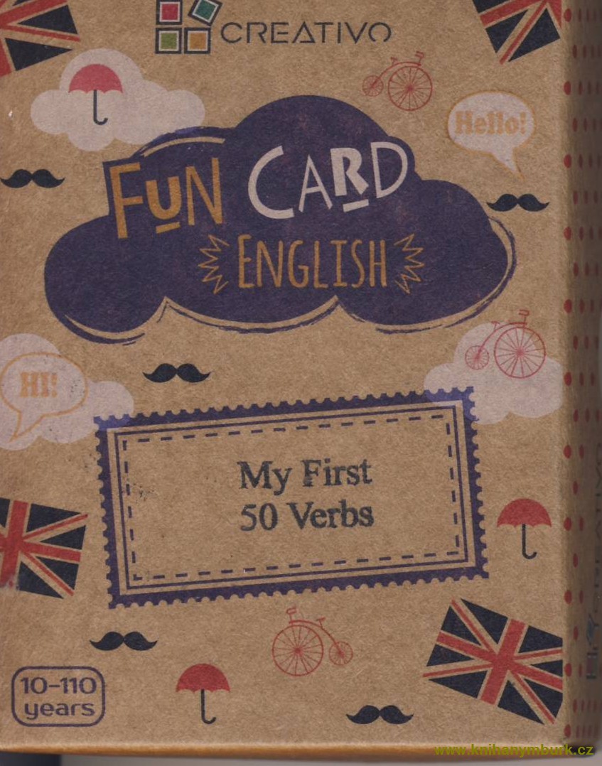 Creativo - Fun card English My first 50 Verbs